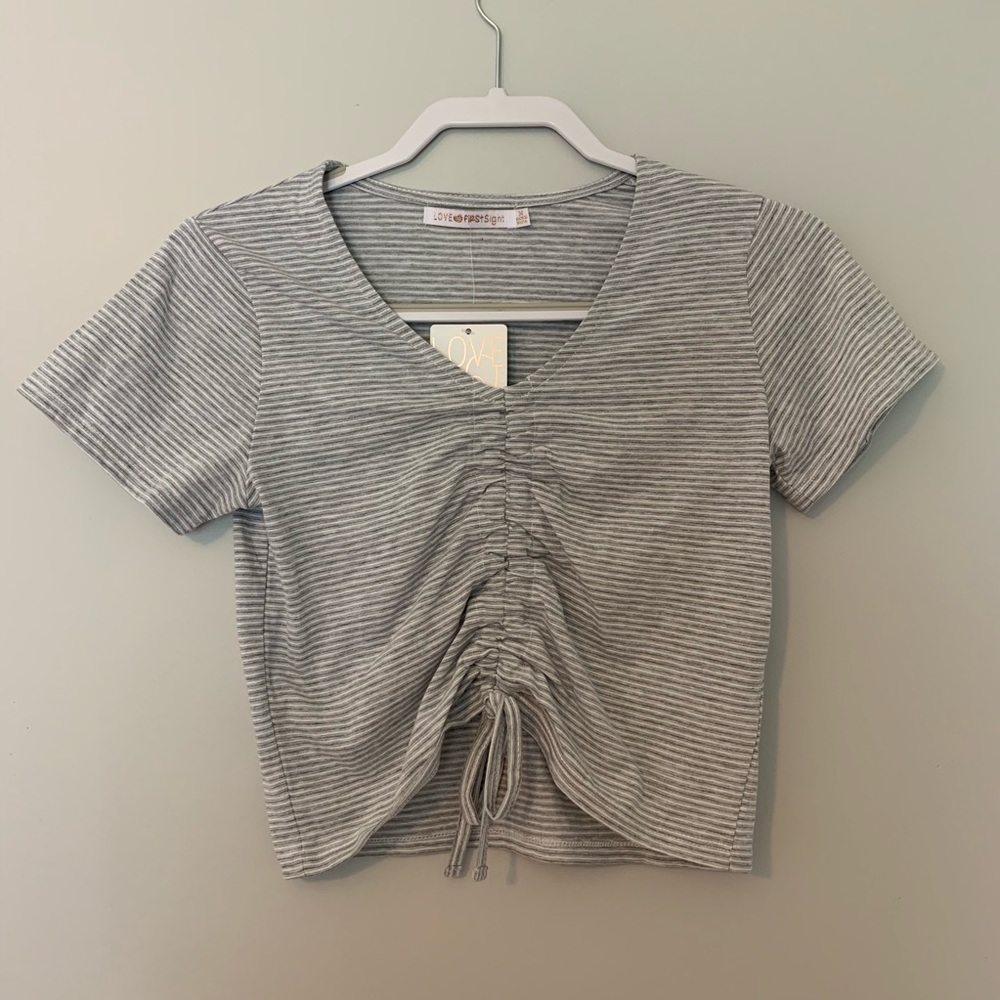 Stripped crop top